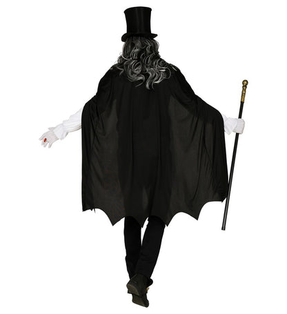 Vampire  Shirt With Vest And Jabot, Cape With Collar 
