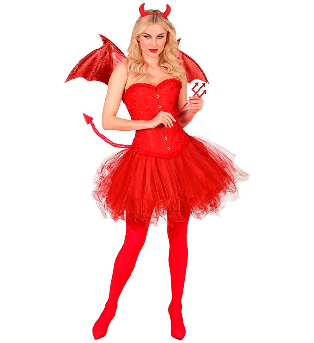 Red Tutu With Inner Pocket For Led Lights