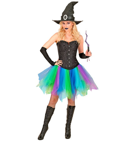 Blue-Azure-Green-Purple Tutu With Inner Pocket For Led Lights