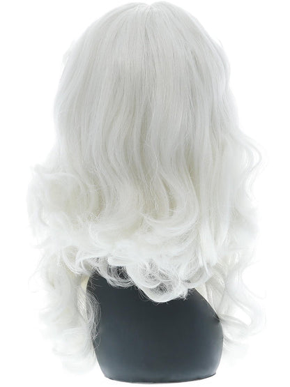 Santa Wig and Beard Set White 38cm Adult Costume Accessory 2