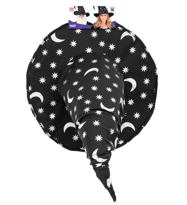 Witch | Wizard Hat With Moon &amp; Stars Adult Size