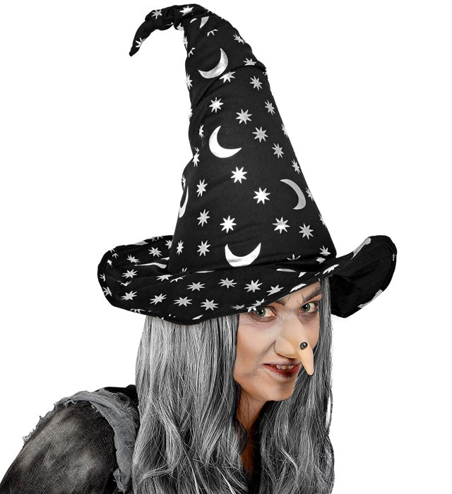 Witch | Wizard Hat With Moon &amp; Stars Adult Size
