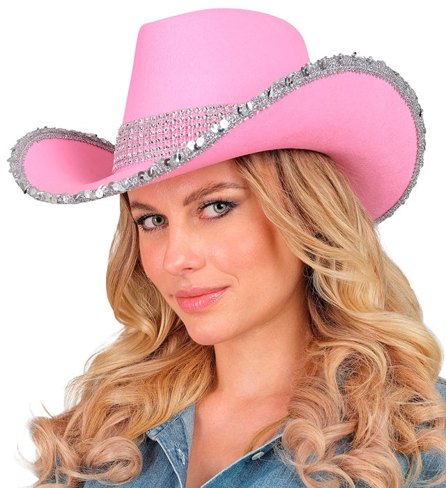 Pink Party Cowgirl Hat