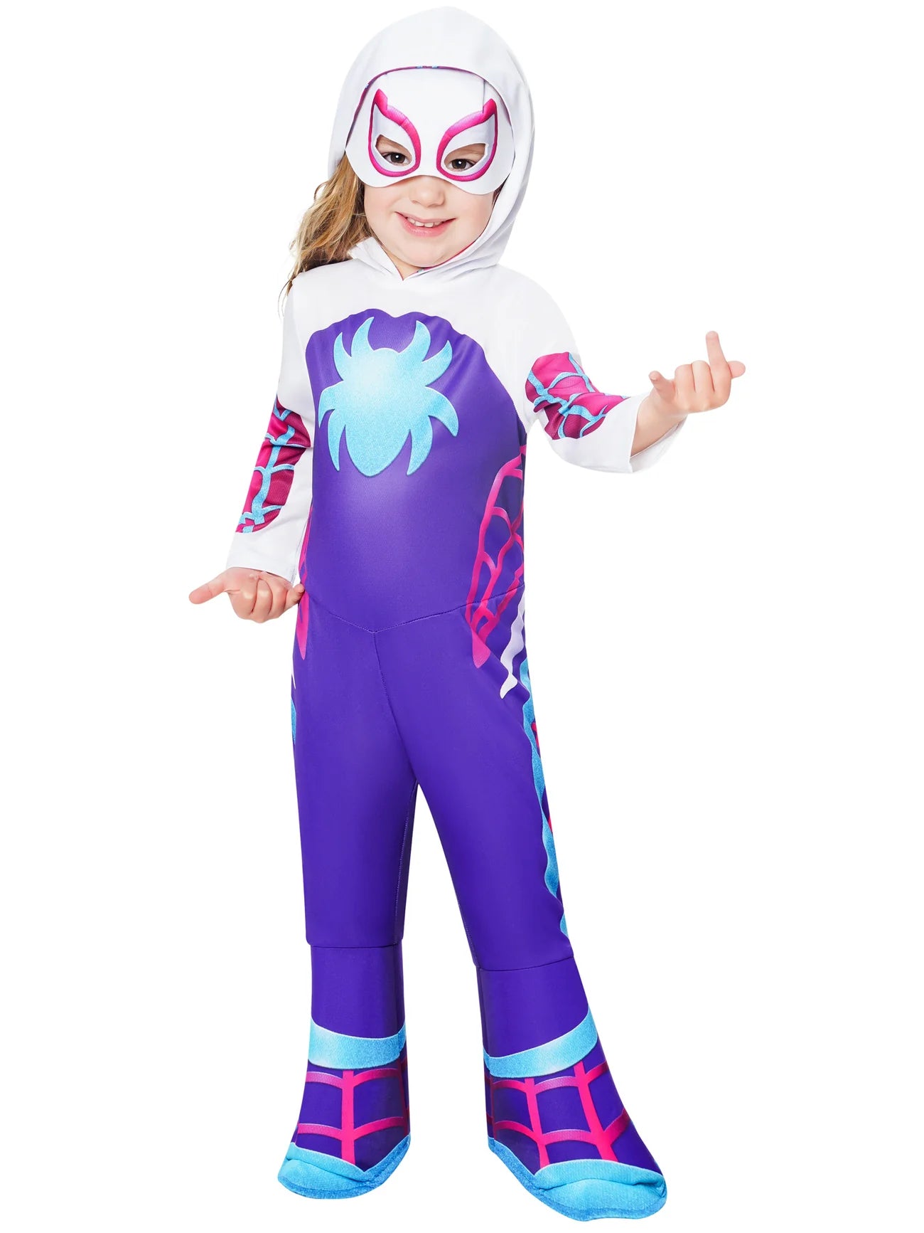 Ghost Spider Costume for Girls Spider Gwen 1