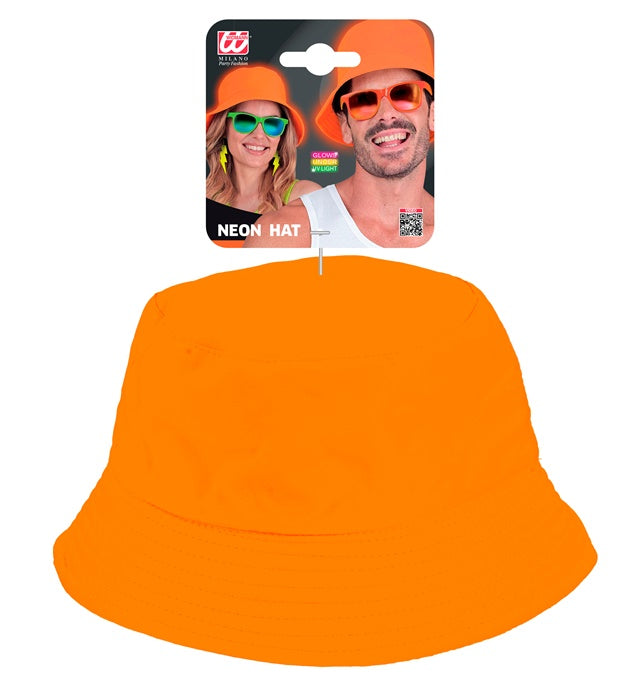 Neon Orange Bucket Hat