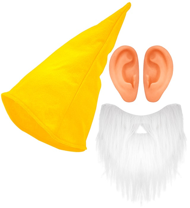 Yellow Dwarf  Hat, Beard, Ears 