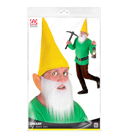 Yellow Dwarf  Hat, Beard, Ears 