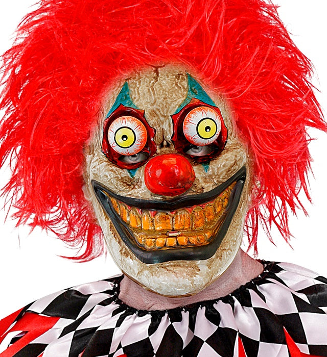 Mask Goggly Eyes Horror Clown Pvc