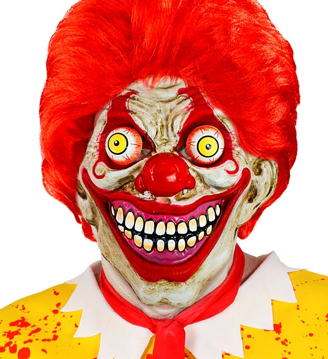 Mask Goggly Eyes Horror Clown Pvc