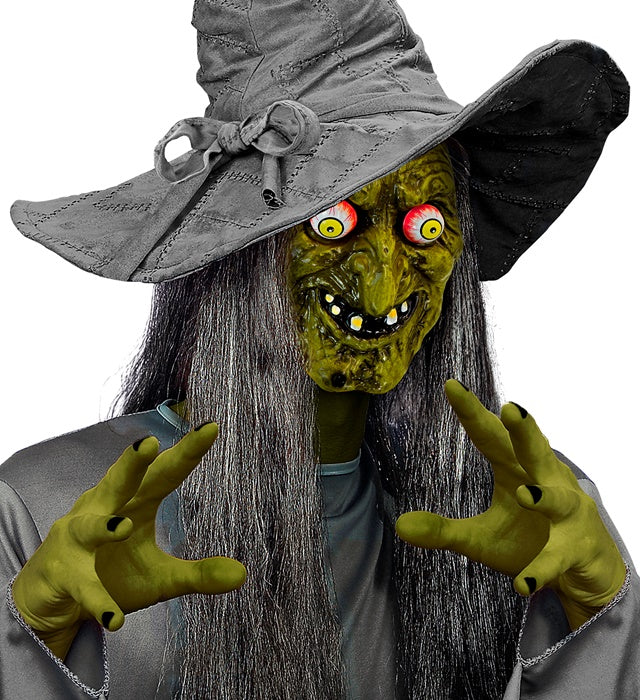 Mask Goggly Eyes Witch Pvc