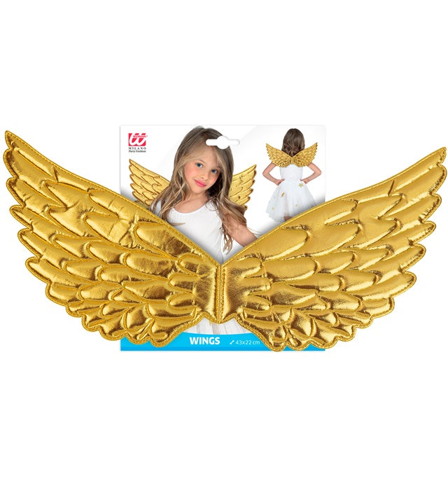 Gold Fabric Wings 43X22 Cm