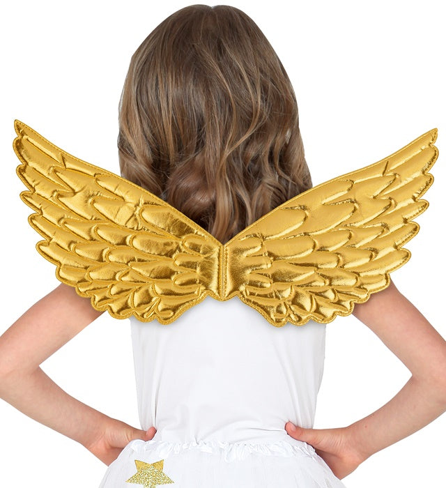 Gold Fabric Wings 43X22 Cm