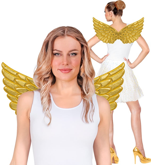 Gold Fabric Wings 57X26 Cm