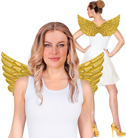 Gold Fabric Wings 57X26 Cm