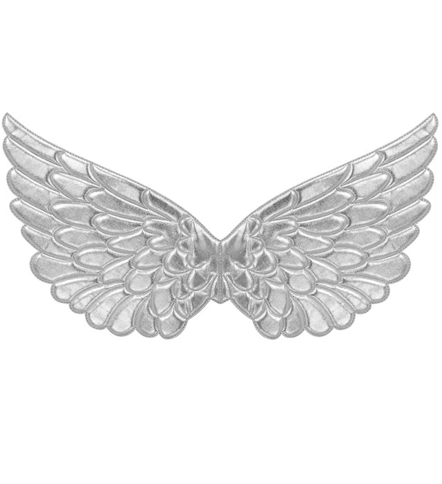 Silver Fabric Wings 57X26 Cm