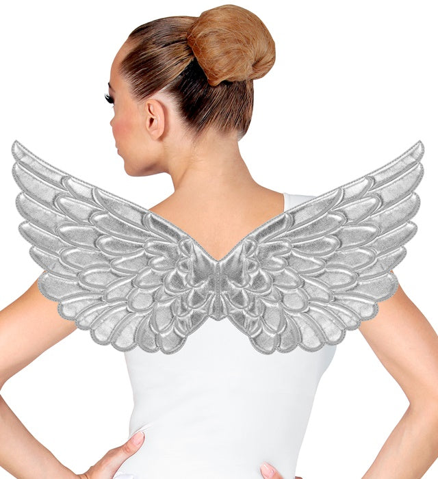 Silver Fabric Wings 57X26 Cm