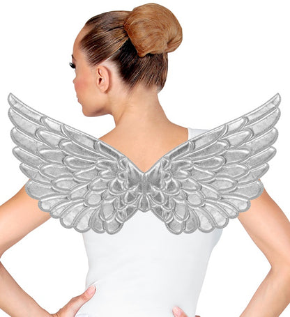 Silver Fabric Wings 57X26 Cm