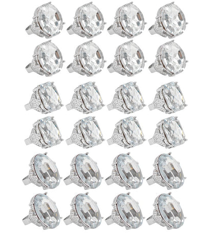Diamond Rings In Display Box - 3 Styles Ass. 