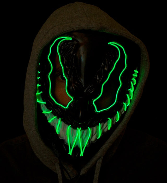 Green Led Monster Mask