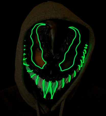 Green Led Monster Mask