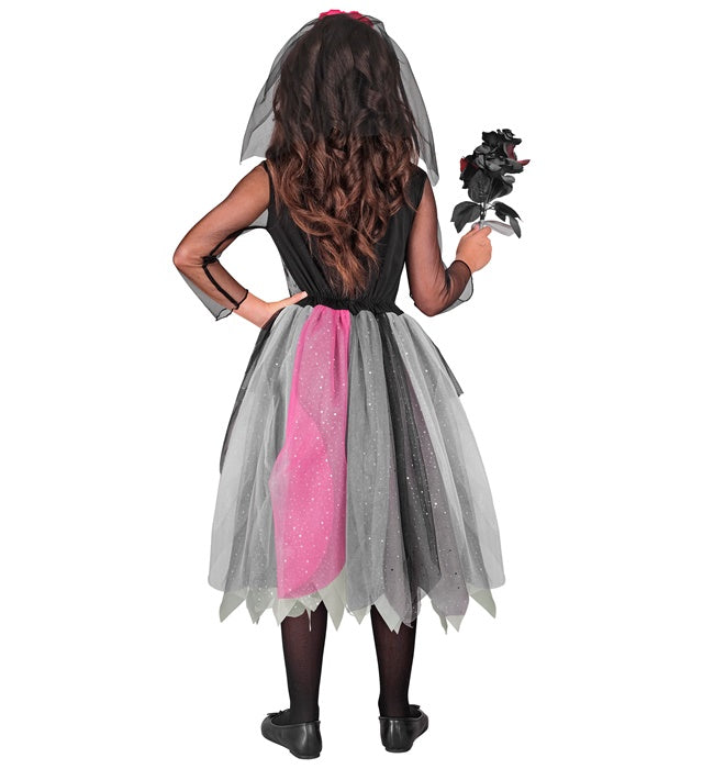 Roses Skeleton  Dress, Headpiece  