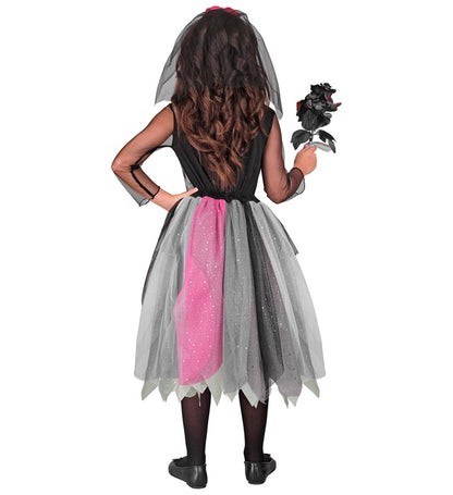 Roses Skeleton  Dress, Headpiece  