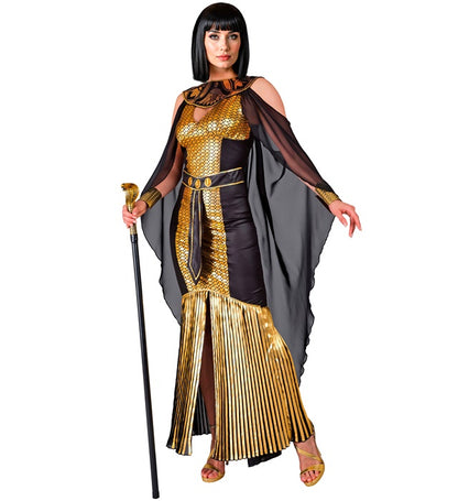 Egyptian Queen  Dress, Collar With Cape, Belt 