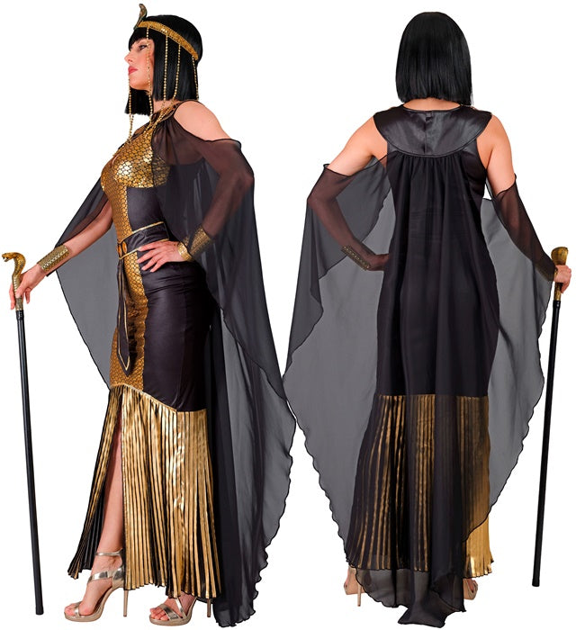 Egyptian Queen  Dress, Collar With Cape, Belt 