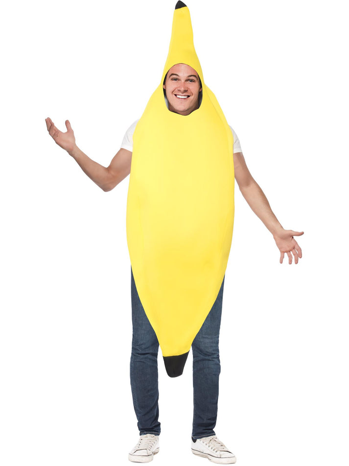 Banana Costume Adult Yellow Tabard 1