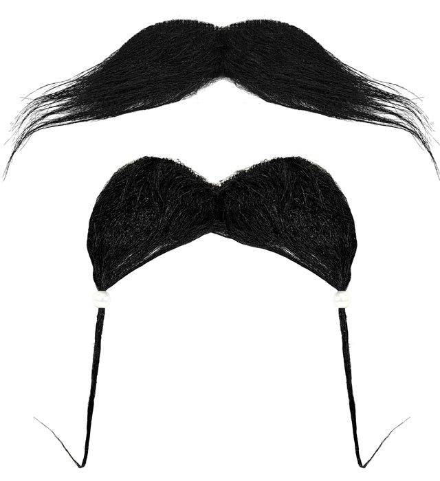 Pirate Moustache & Beaded Goatee