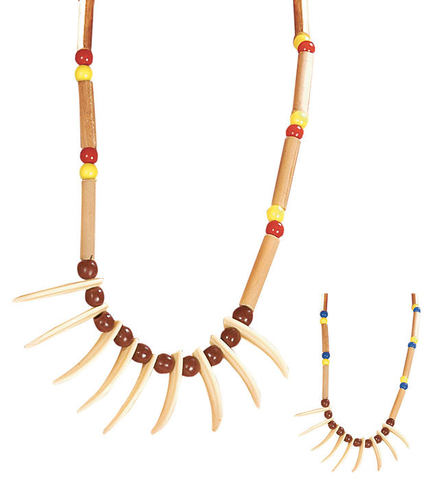 Deluxe Native Indian Necklace 2 Colors Ass.