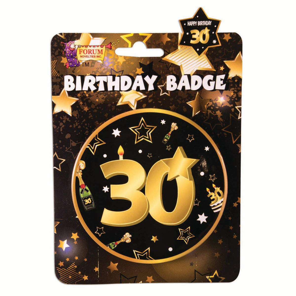 30th Birthday Badge Milestone Celebration 1