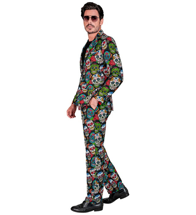 Dia De Los Muertos Party Fashion Suit  Jacket, Pants 