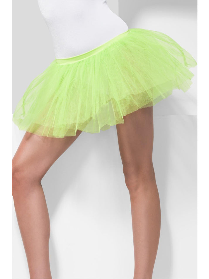 Tutu Underskirt Neon Green 4 Layers 30cm Long Adult Costume Accessory
