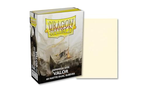 Arcane Tinmen Dragon Shield 15159 Dual Matte: Valor 60 Count Japanese Size Sleeves