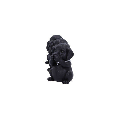 Three Wise Labradors 8.5cm Resin Decoration Statue 3