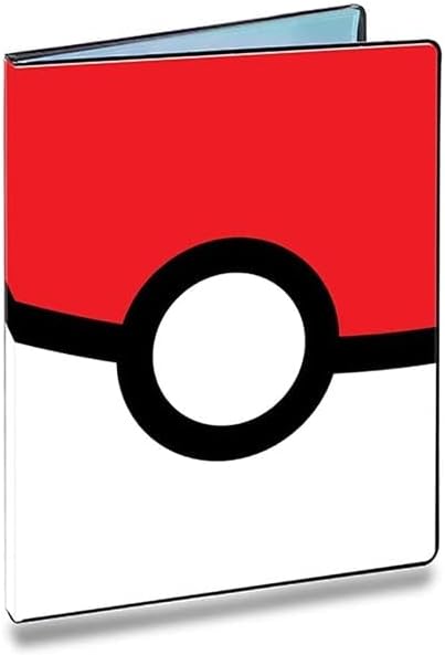 Pokemon Pokeball 9 Pocket Portfolio Trading Card Wallet