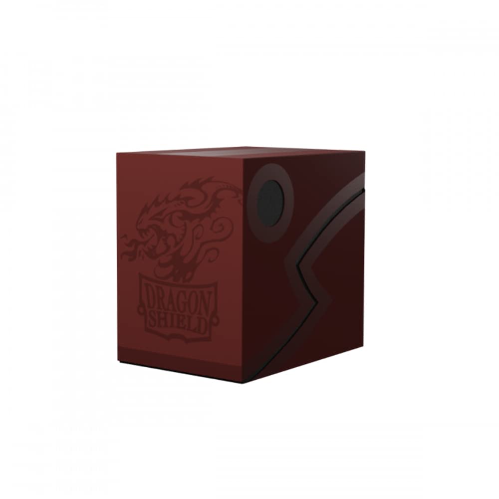 Dragon Shield Double Shell Box Red Black Deck Box by Arcane Tinmen 1