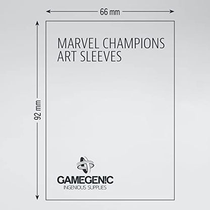 Marvel Champions Art Sleeves Marvel Black 50 Ct Card Sleeve 7