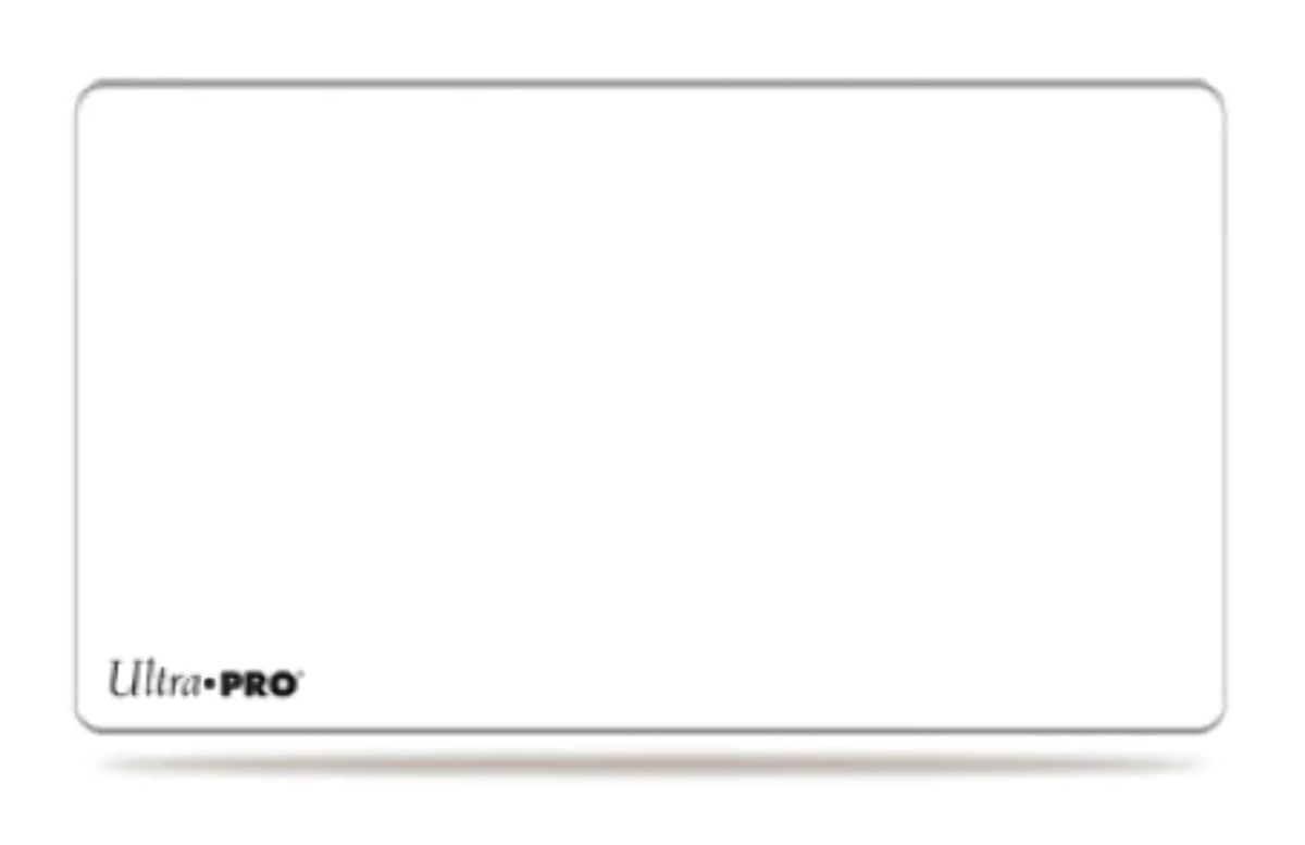Solid White Play Mat Card Game 1