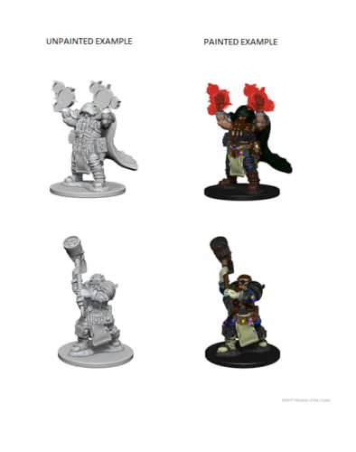 Dwarf Male Cleric D and D Nolzurs Marvelous Unpainted Miniatures W1 Miniature Game by Wiz Kids 3