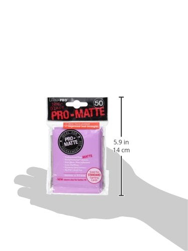 Matte Deck Protectors 50CT Pink Card Sleeve by Ultra Pro 2