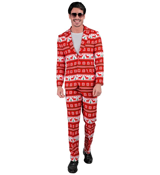 Merry Christmas Party Fashion Suit  Jacket, Pants 