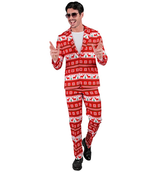 Merry Christmas Party Fashion Suit  Jacket, Pants 