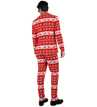 Merry Christmas Party Fashion Suit  Jacket, Pants 
