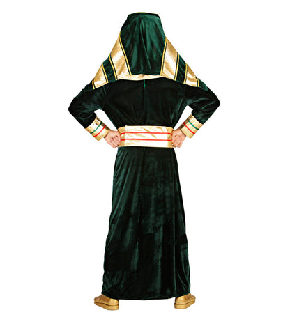 Pharaoh  Robe With Collar, Belt, Headpiece 