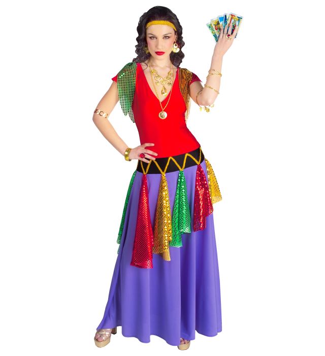 Gipsy Queen  Stretch Fabric Dress, Headband 