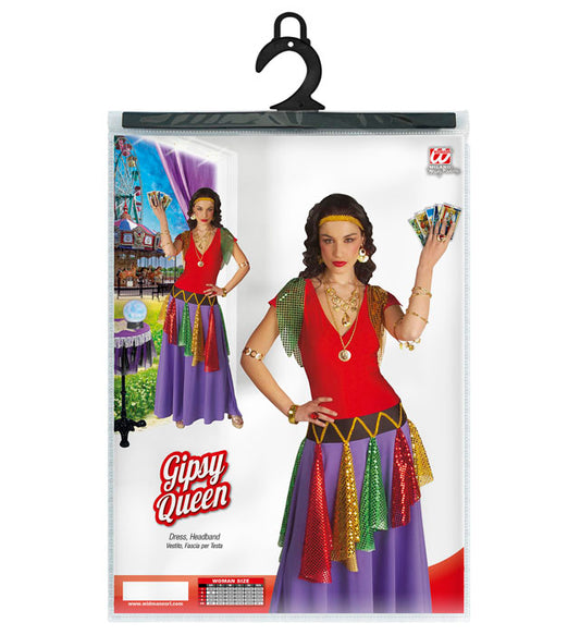 Gipsy Queen  Stretch Fabric Dress, Headband 