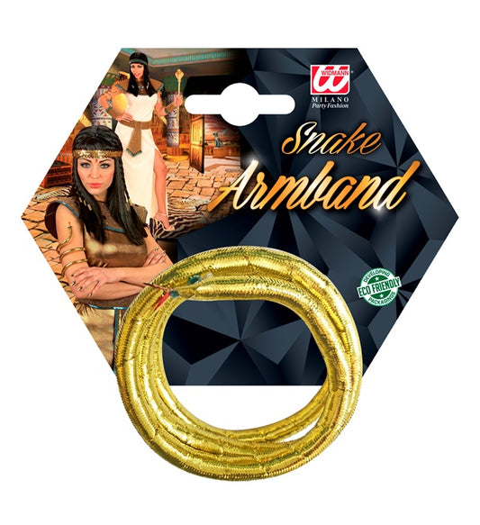 Egyptian Snake Armband Bendable