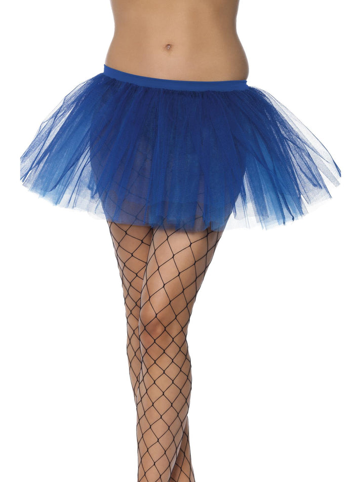 Tutu Underskirt Blue 4 Layers 30cm Long Adult Costume Accessory 2